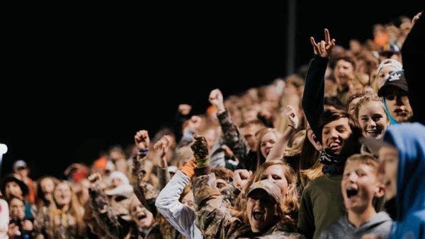 Crowd cheering